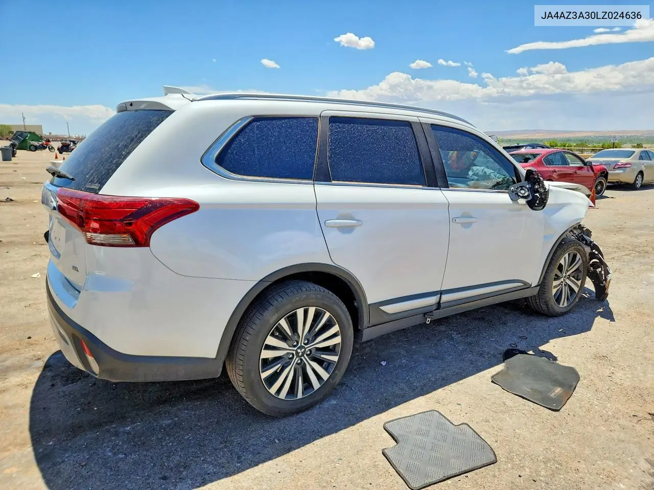 2020 Mitsubishi Outlander Se VIN: JA4AZ3A30LZ024636 Lot: 60467236