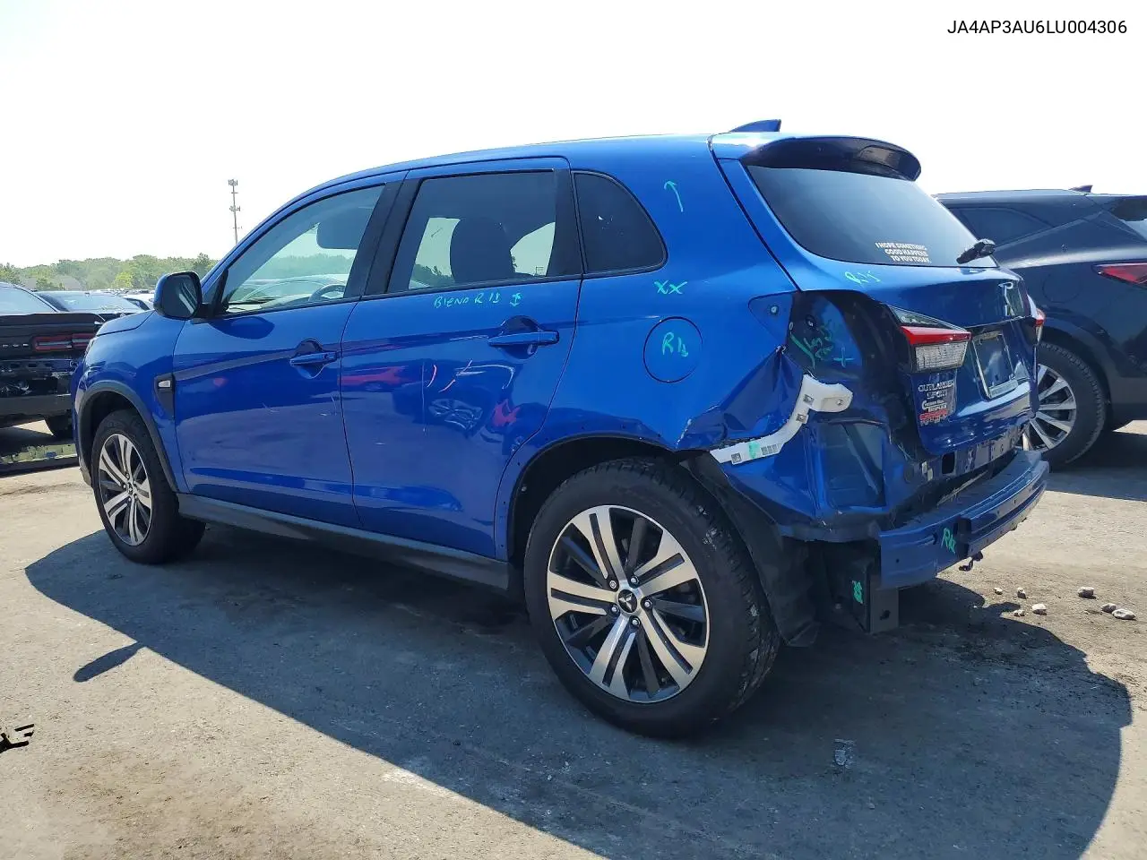 2020 Mitsubishi Outlander Sport Es VIN: JA4AP3AU6LU004306 Lot: 60655746