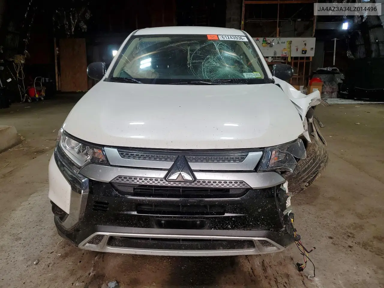 2020 Mitsubishi Outlander Se VIN: JA4AZ3A34LZ014496 Lot: 61243936
