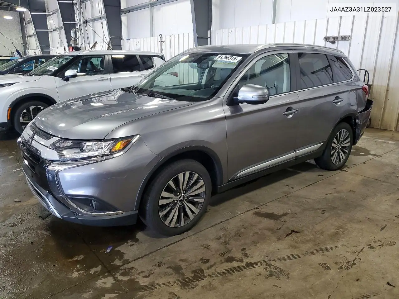 2020 Mitsubishi Outlander Se VIN: JA4AZ3A31LZ023527 Lot: 61366316