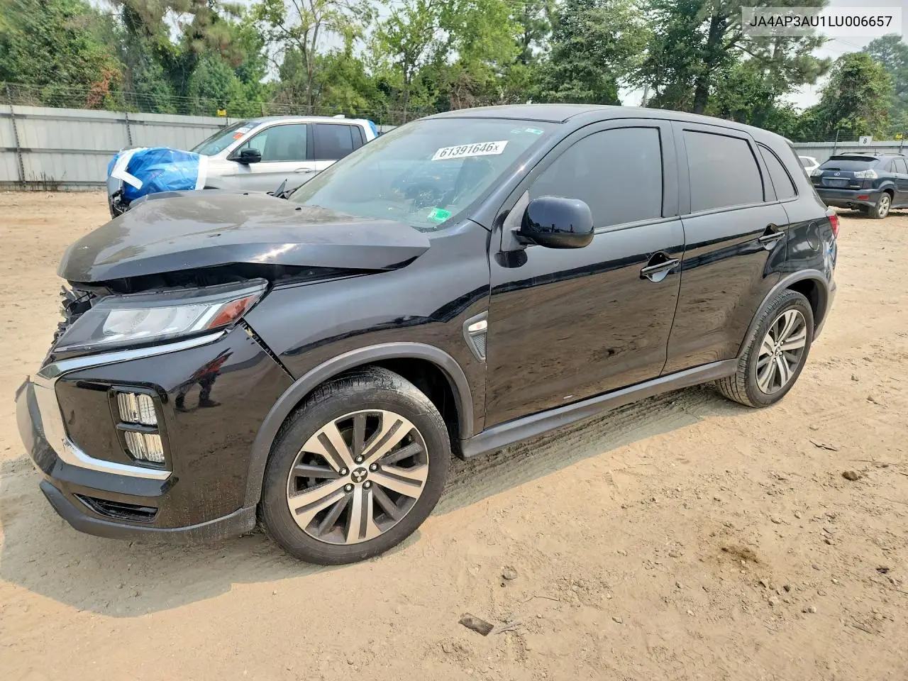 2020 Mitsubishi Outlander Sport Es VIN: JA4AP3AU1LU006657 Lot: 61391646