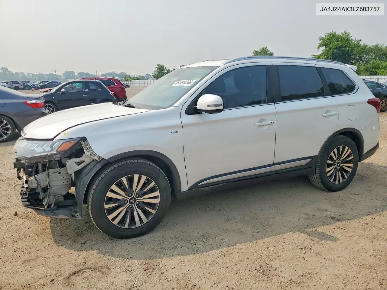 2020 Mitsubishi Outlander Gt VIN: JA4JZ4AX3LZ603757 Lot: 61498596