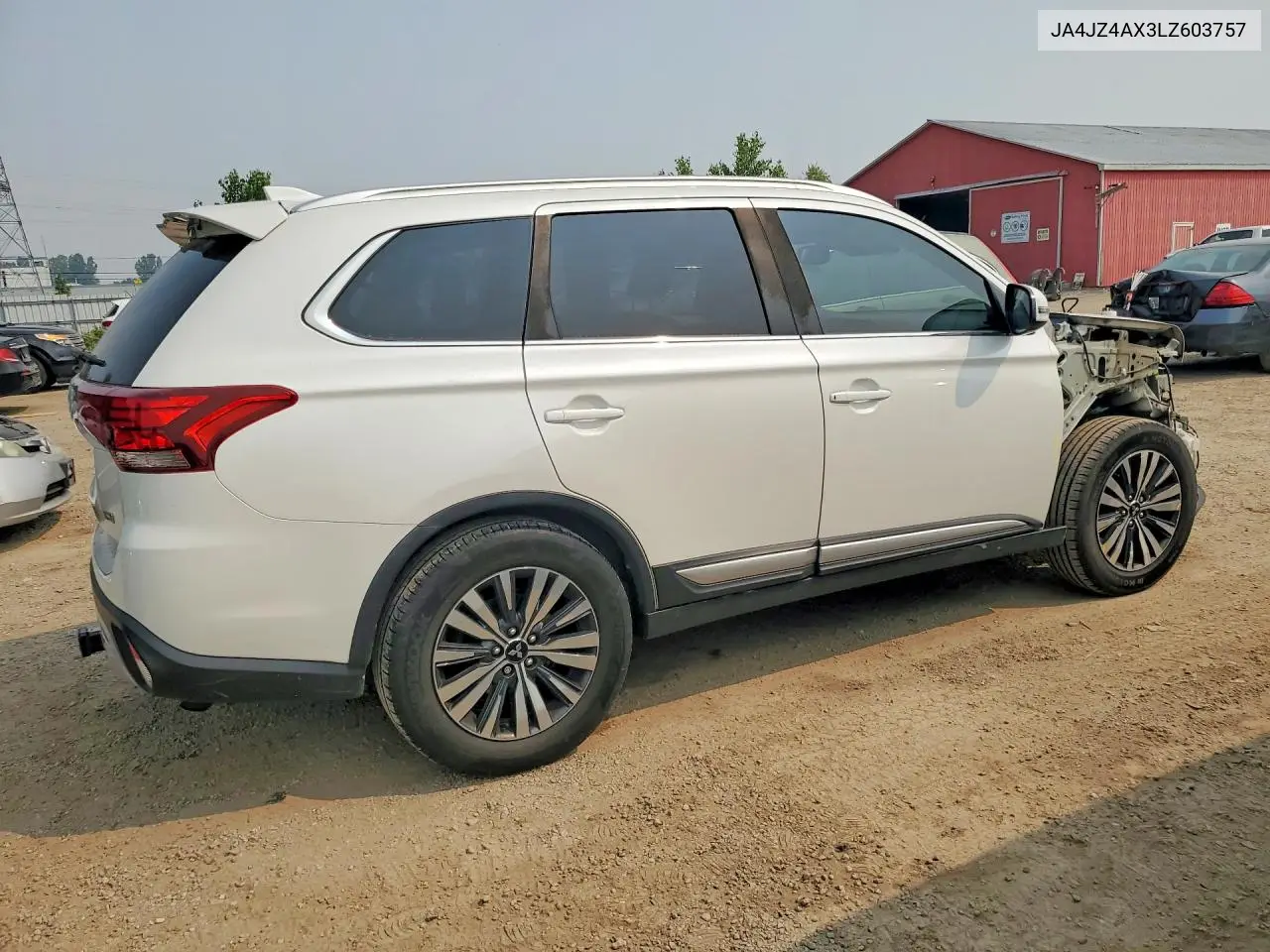 2020 Mitsubishi Outlander Gt VIN: JA4JZ4AX3LZ603757 Lot: 61498596