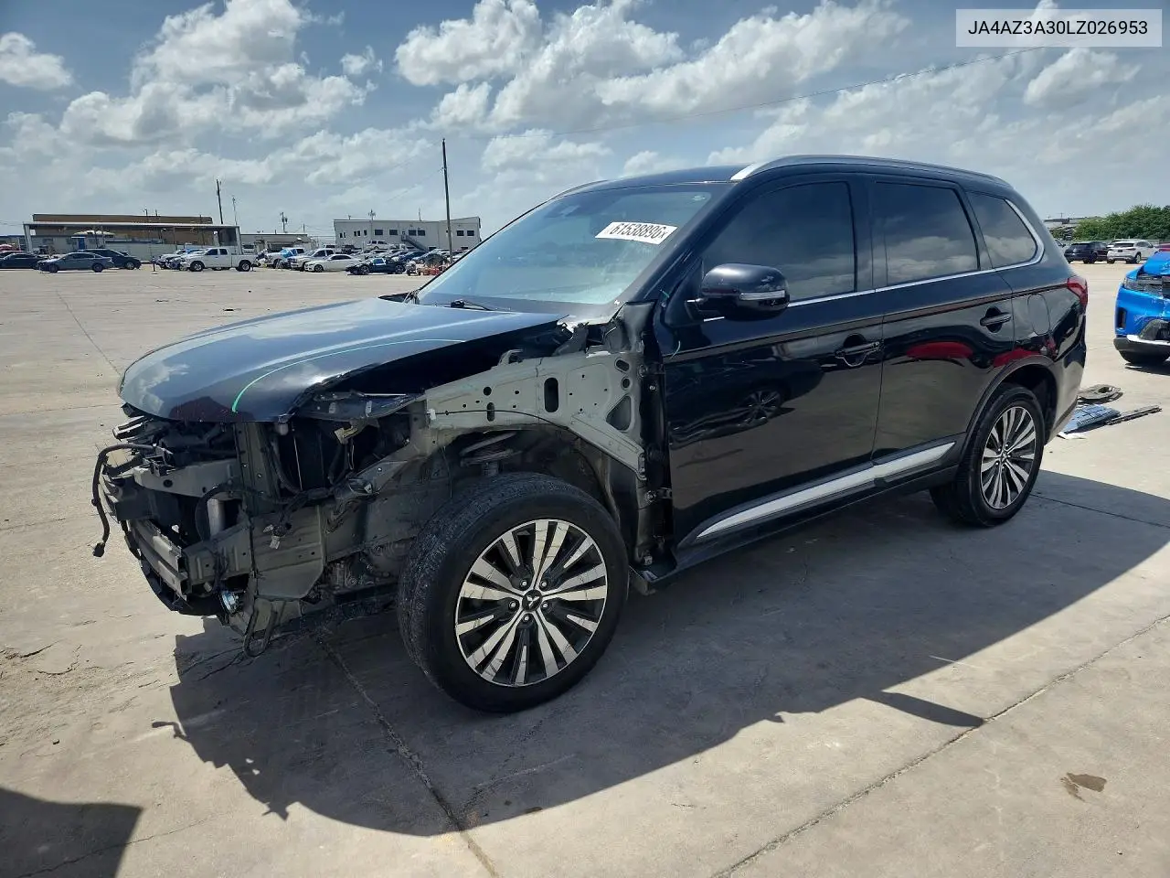 2020 Mitsubishi Outlander Se VIN: JA4AZ3A30LZ026953 Lot: 61538896