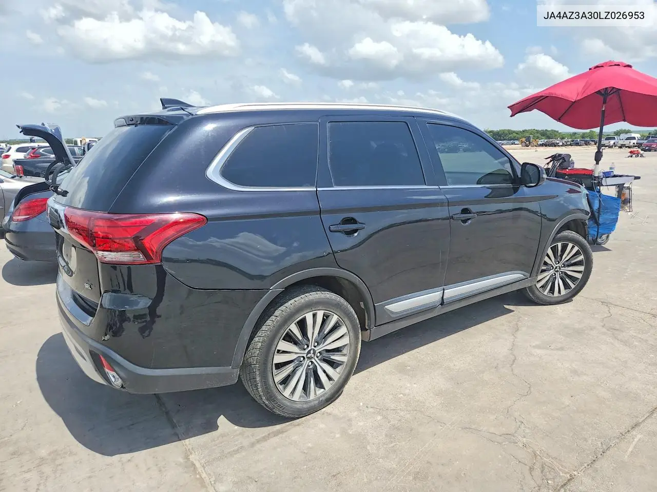 2020 Mitsubishi Outlander Se VIN: JA4AZ3A30LZ026953 Lot: 61538896