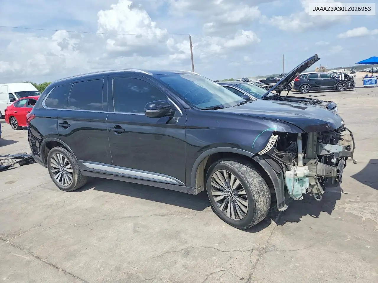 2020 Mitsubishi Outlander Se VIN: JA4AZ3A30LZ026953 Lot: 61538896