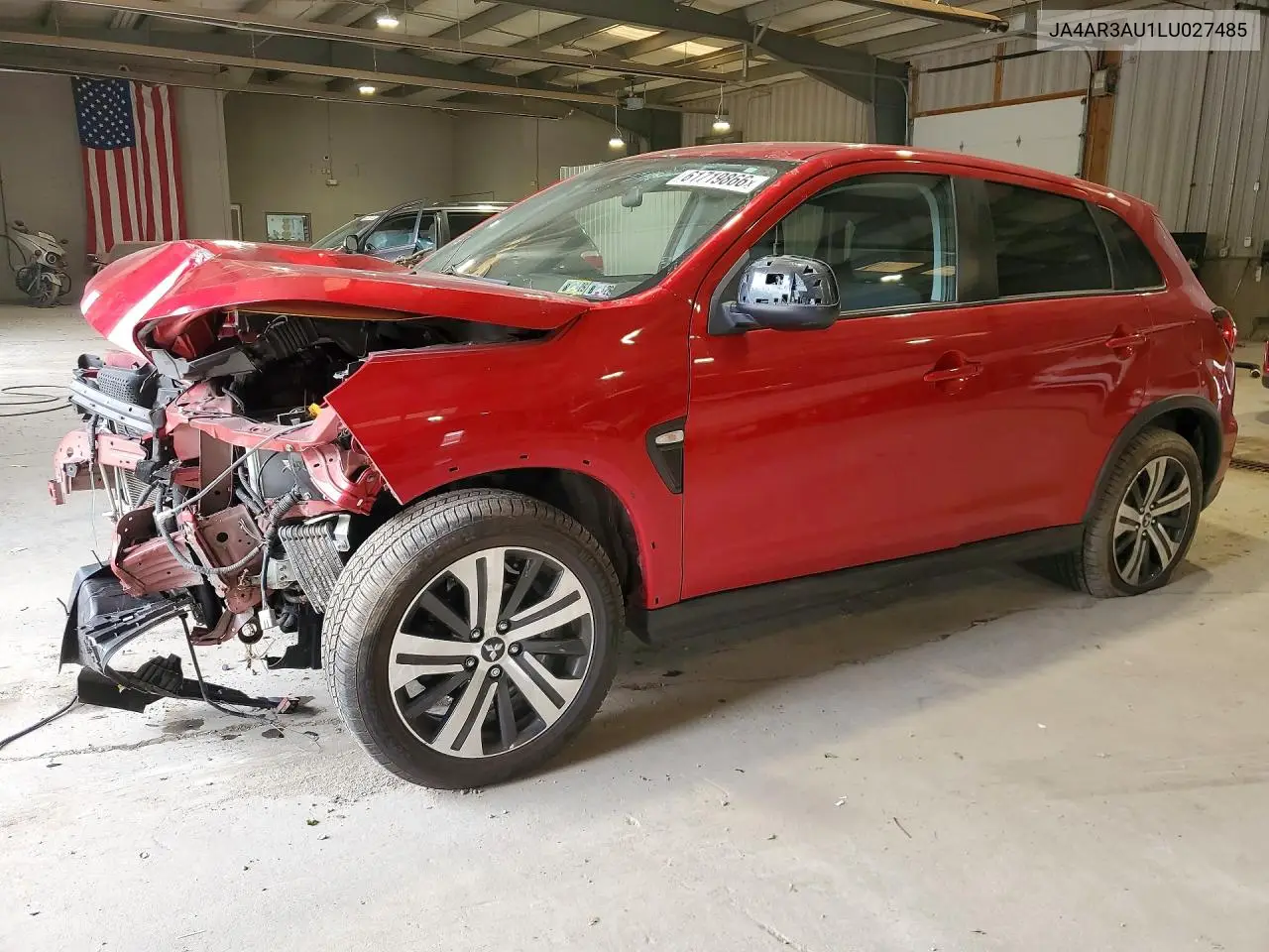 2020 Mitsubishi Outlander Sport Es VIN: JA4AR3AU1LU027485 Lot: 61719866