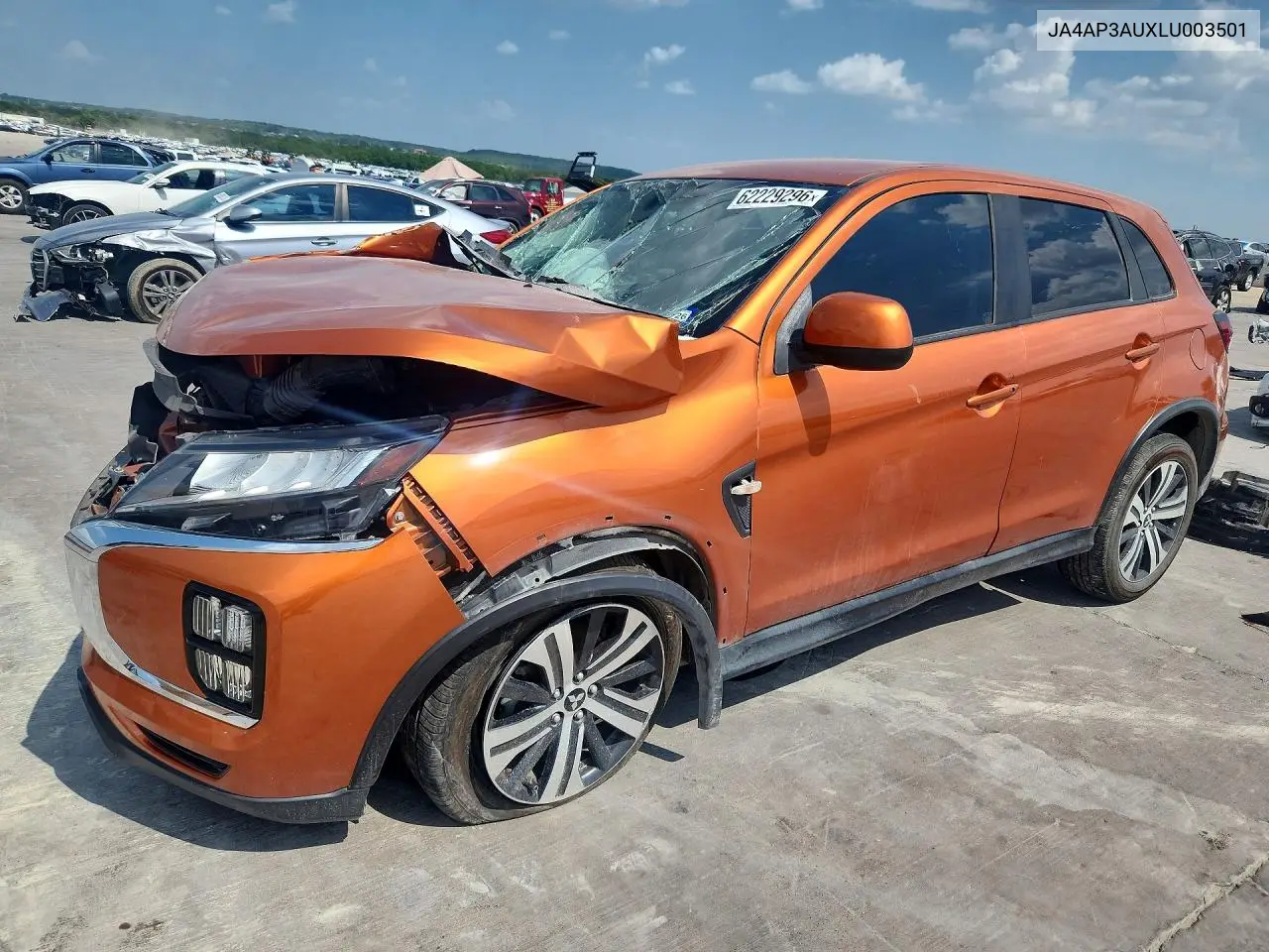JA4AP3AUXLU003501 2020 Mitsubishi Outlander Sport Es