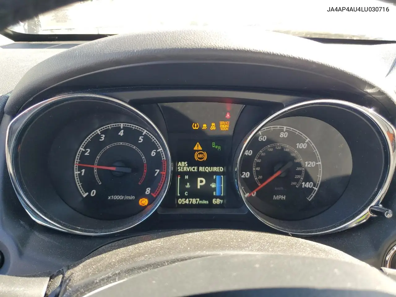 JA4AP4AU4LU030716 2020 Mitsubishi Outlander Sport Se