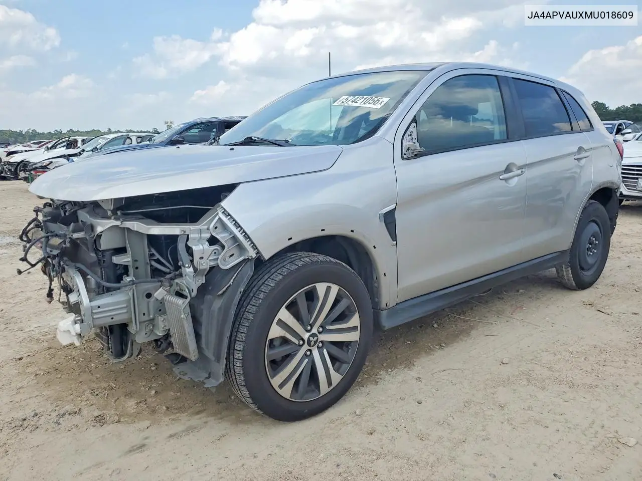 2021 Mitsubishi Outlander Sport Se VIN: JA4APVAUXMU018609 Lot: 57421056