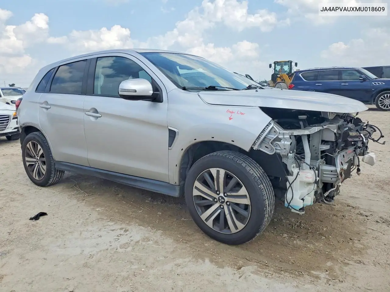 2021 Mitsubishi Outlander Sport Se VIN: JA4APVAUXMU018609 Lot: 57421056