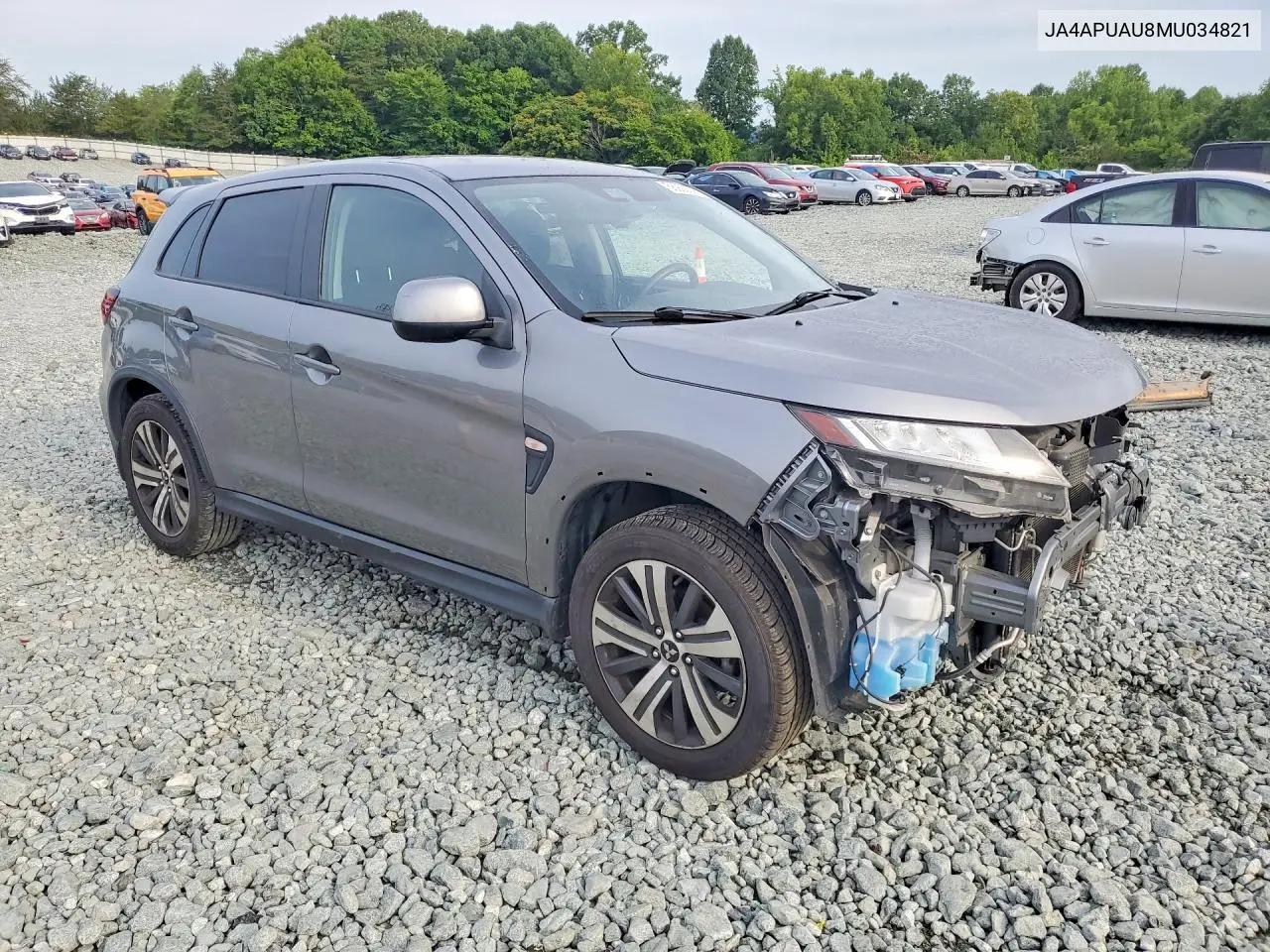 2021 Mitsubishi Outlander Sport Es VIN: JA4APUAU8MU034821 Lot: 58923056