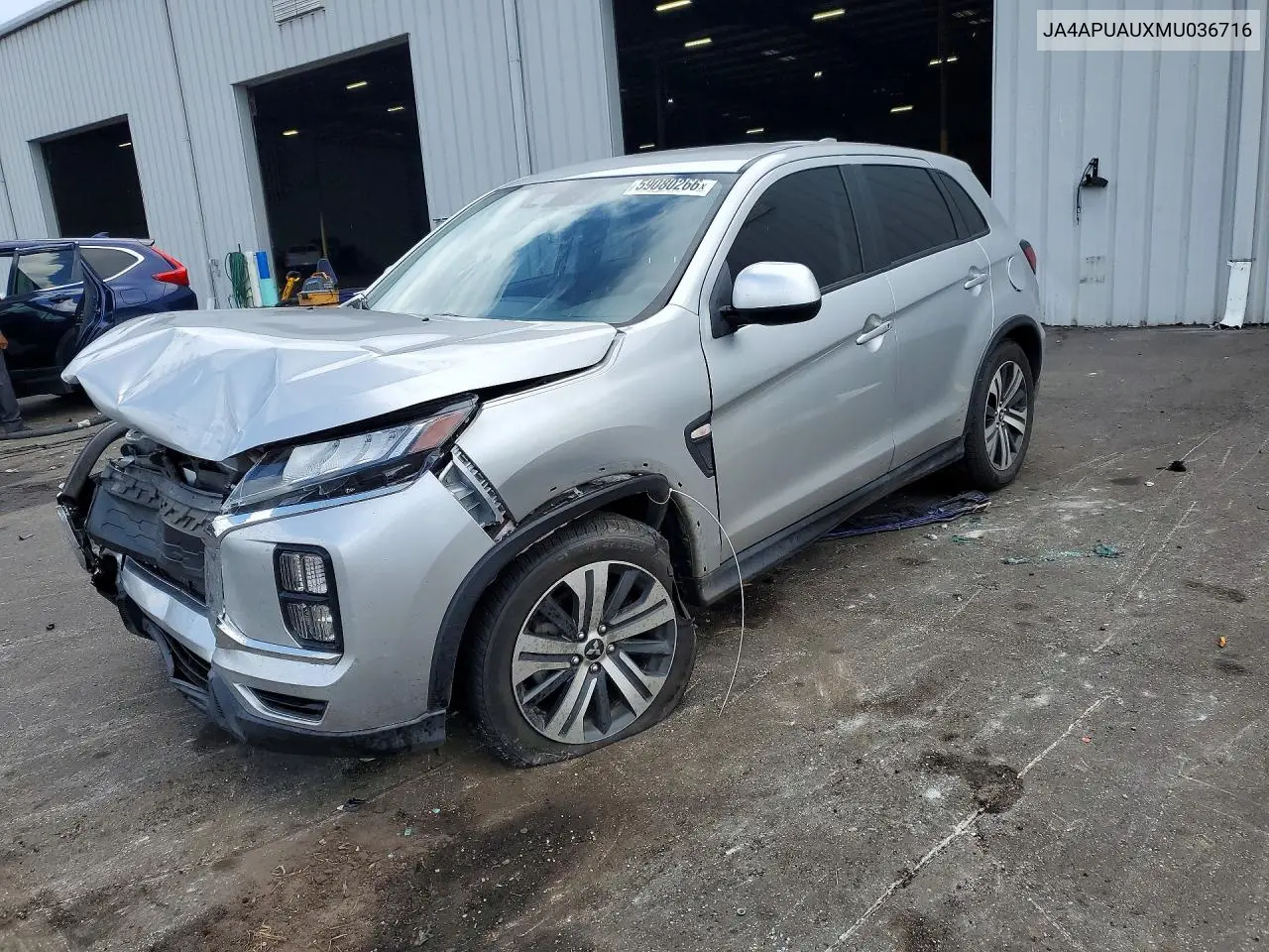 2021 Mitsubishi Outlander Sport Es VIN: JA4APUAUXMU036716 Lot: 59080266