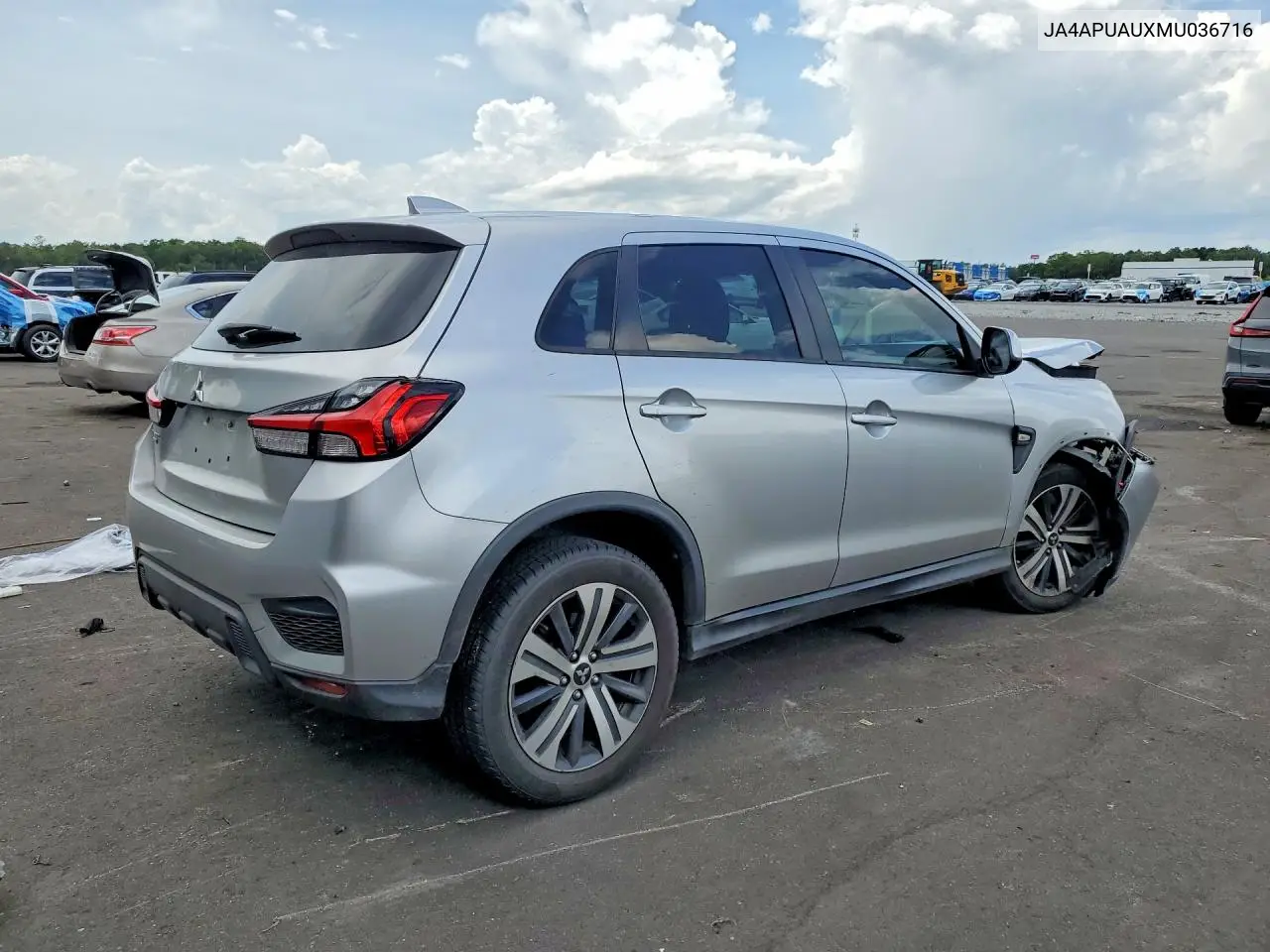 2021 Mitsubishi Outlander Sport Es VIN: JA4APUAUXMU036716 Lot: 59080266