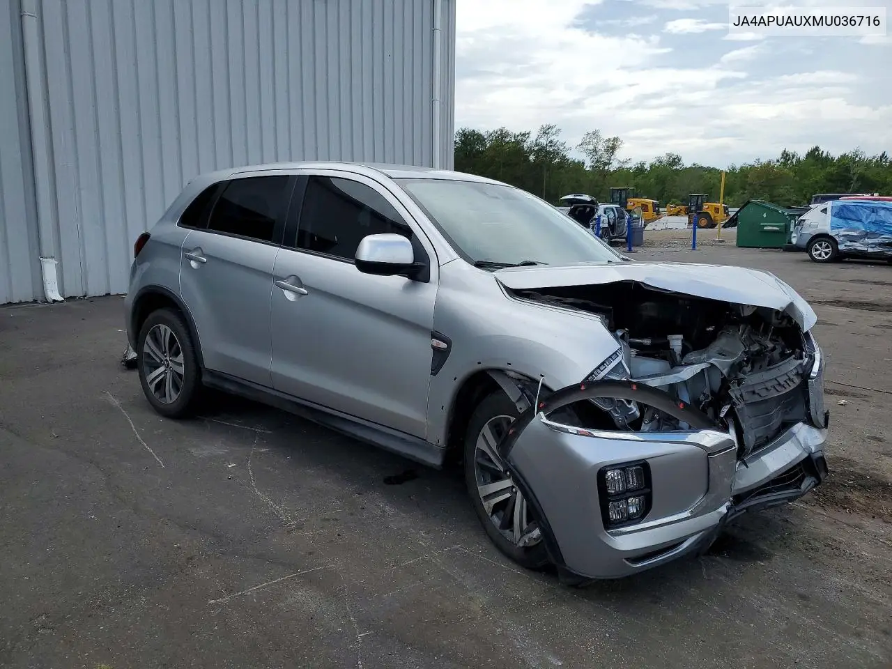 2021 Mitsubishi Outlander Sport Es VIN: JA4APUAUXMU036716 Lot: 59080266