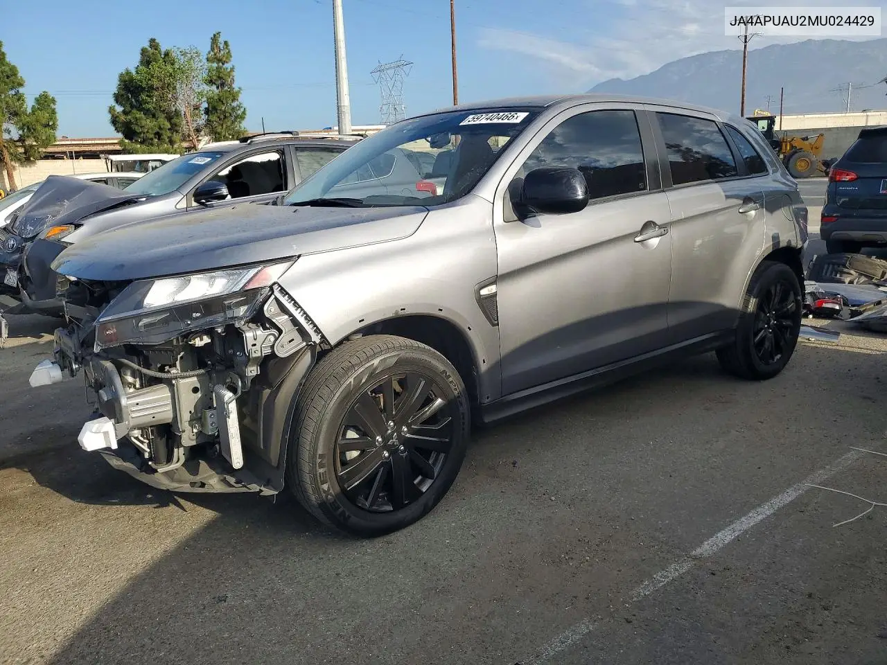 2021 Mitsubishi Outlander Sport Es VIN: JA4APUAU2MU024429 Lot: 59740466