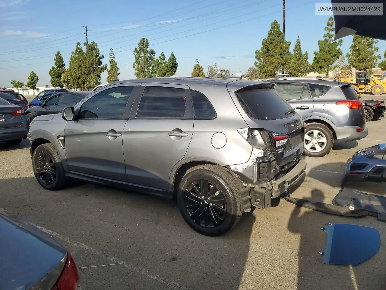 2021 Mitsubishi Outlander Sport Es VIN: JA4APUAU2MU024429 Lot: 59740466