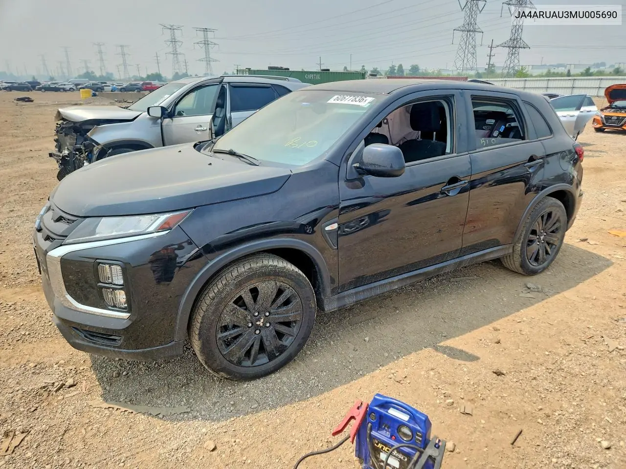 2021 Mitsubishi Outlander Sport Es VIN: JA4ARUAU3MU005690 Lot: 60677836