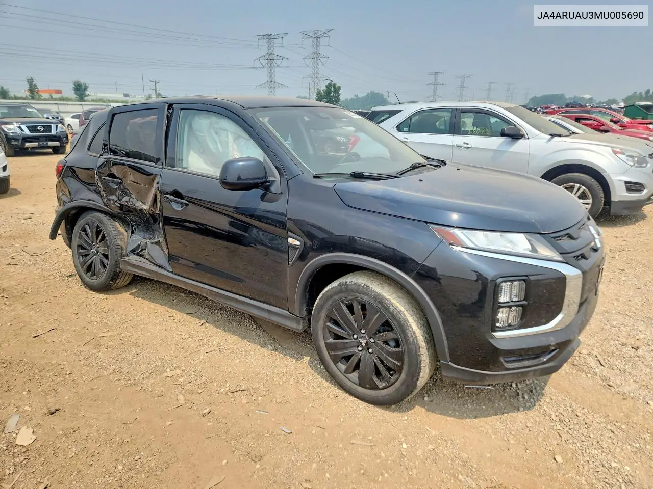 2021 Mitsubishi Outlander Sport Es VIN: JA4ARUAU3MU005690 Lot: 60677836