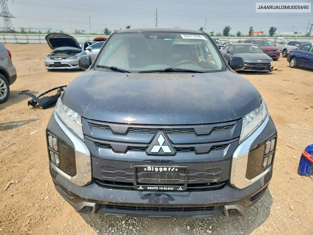 2021 Mitsubishi Outlander Sport Es VIN: JA4ARUAU3MU005690 Lot: 60677836
