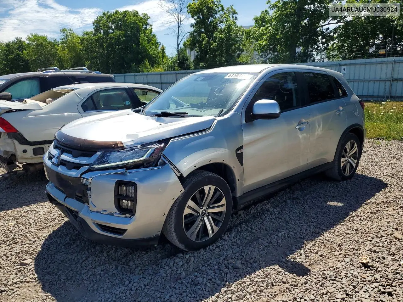 2021 Mitsubishi Outlander Sport Es VIN: JA4ARUAU6MU030924 Lot: 61596456