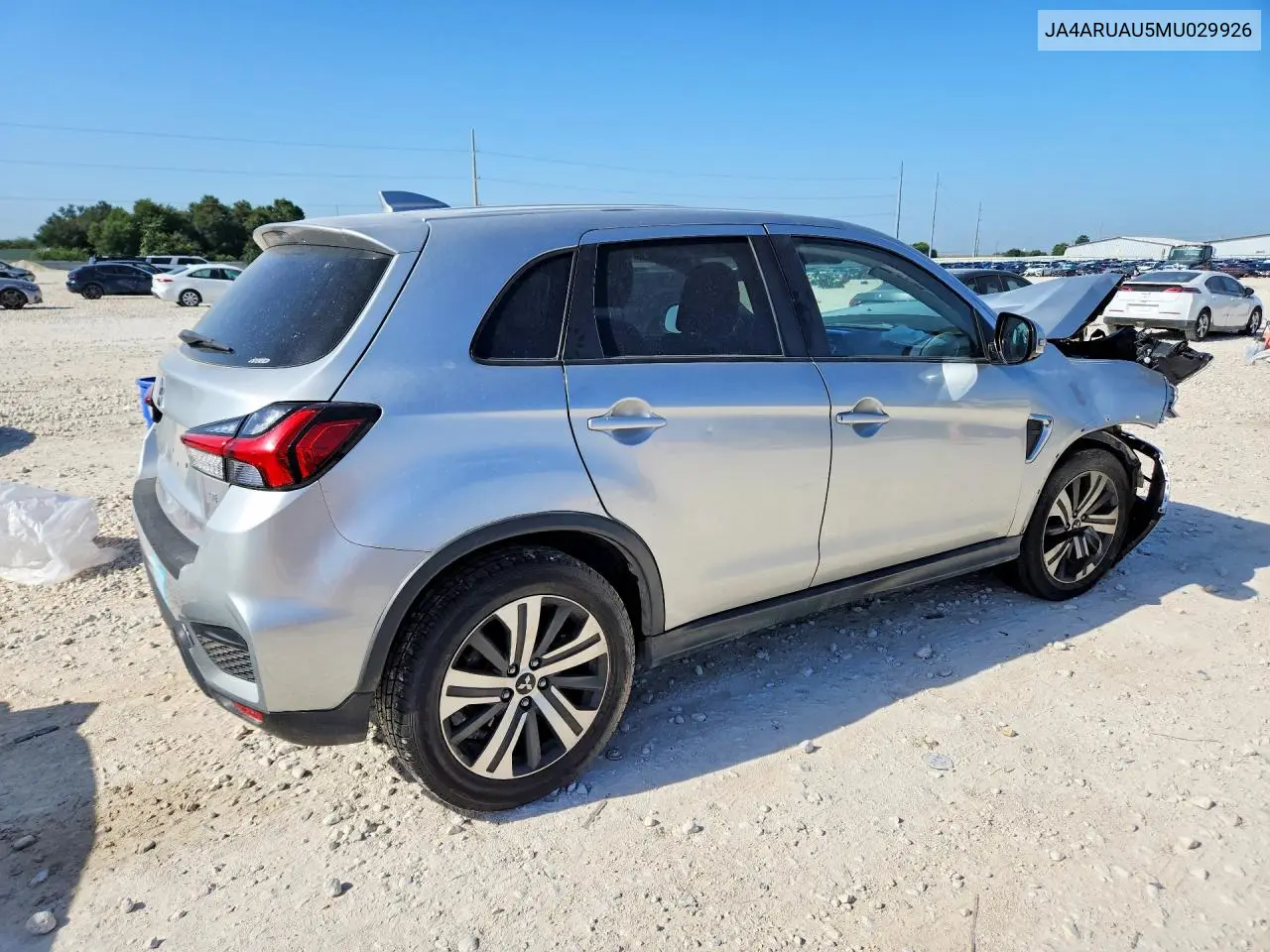 2021 Mitsubishi Outlander Sport Es VIN: JA4ARUAU5MU029926 Lot: 62032606