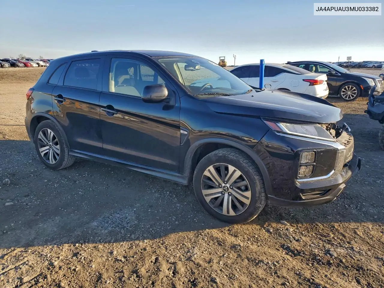 JA4APUAU3MU033382 2021 Mitsubishi Outlander Sport Es