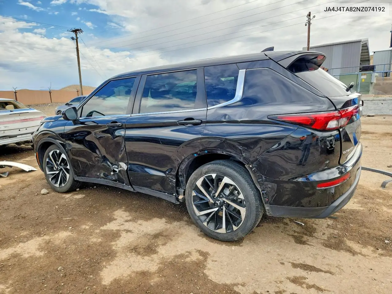 2022 Mitsubishi Outlander Es VIN: JA4J4TA82NZ074192 Lot: 56704186