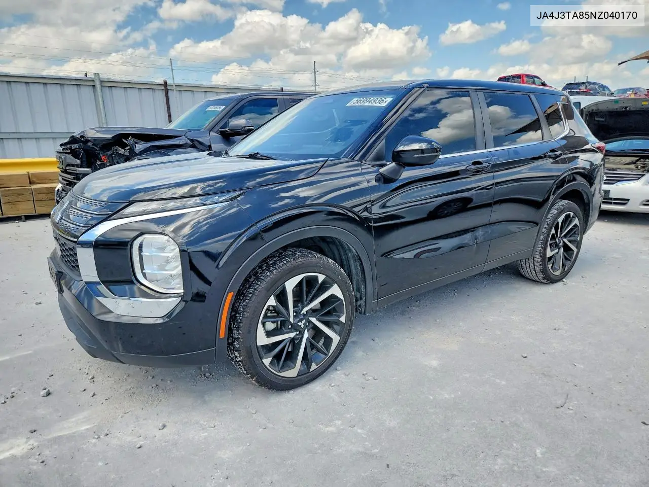 2022 Mitsubishi Outlander Es VIN: JA4J3TA85NZ040170 Lot: 56994936