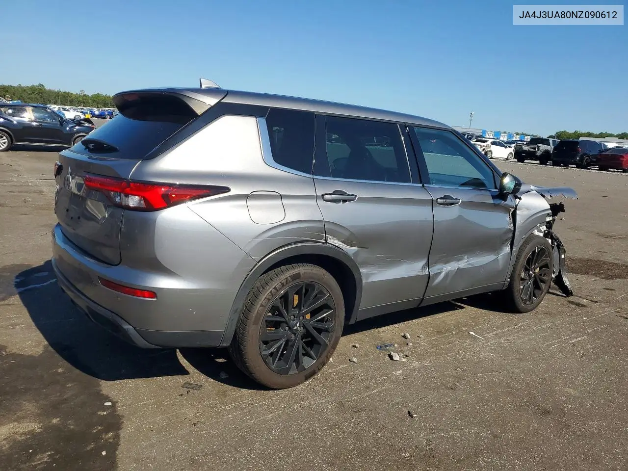2022 Mitsubishi Outlander Se VIN: JA4J3UA80NZ090612 Lot: 58398016