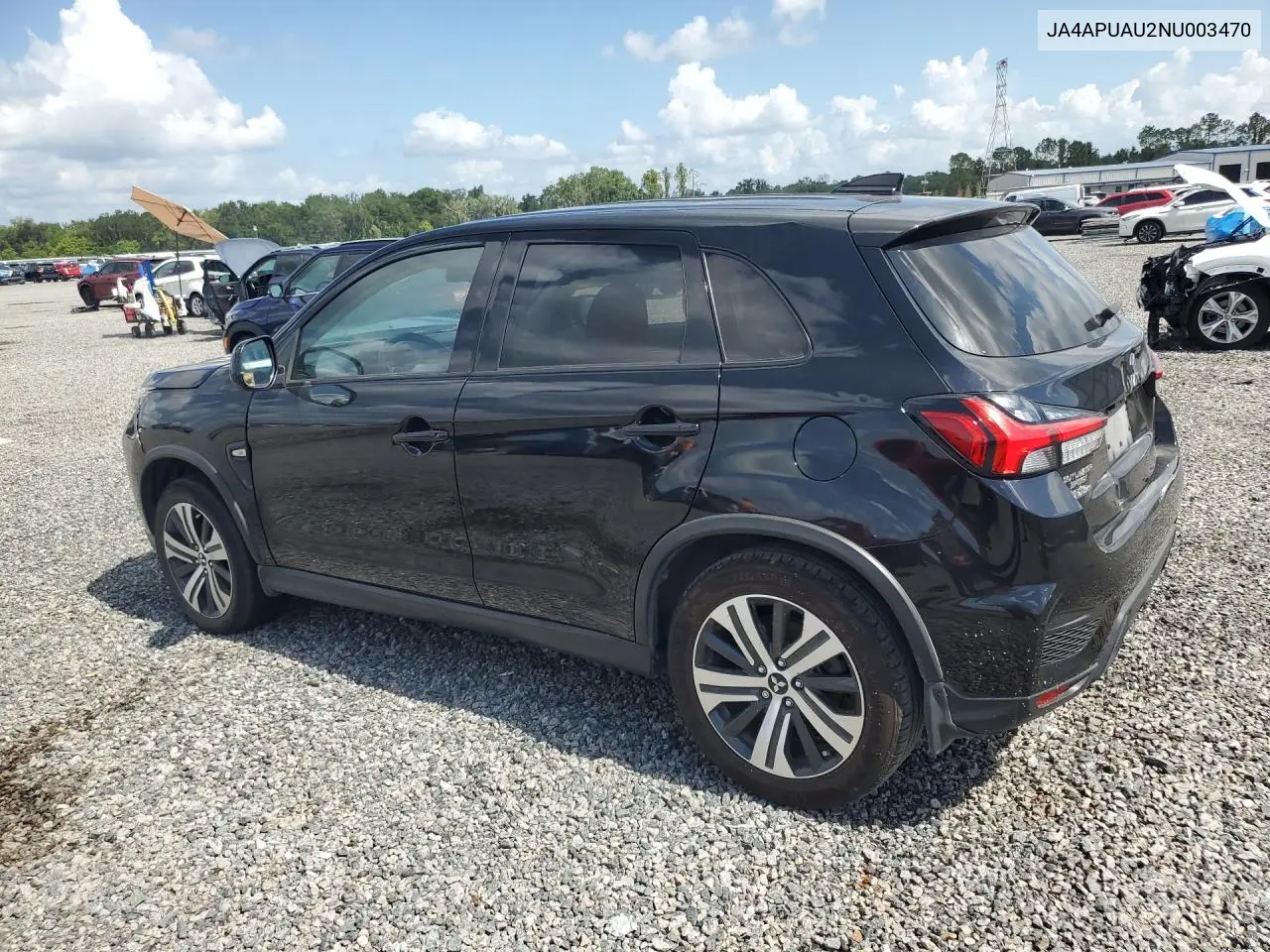 2022 Mitsubishi Outlander Sport Es VIN: JA4APUAU2NU003470 Lot: 58538196