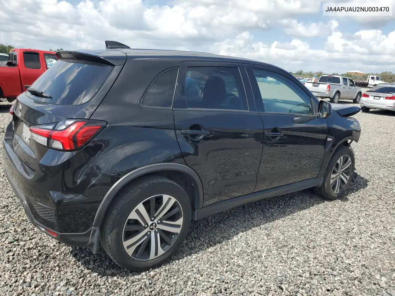 2022 Mitsubishi Outlander Sport Es VIN: JA4APUAU2NU003470 Lot: 58538196