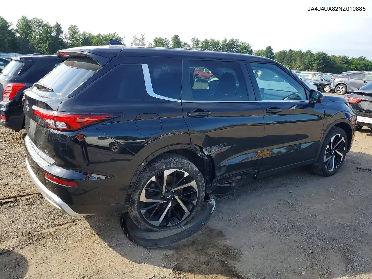 2022 Mitsubishi Outlander Se VIN: JA4J4UA82NZ010885 Lot: 58692546