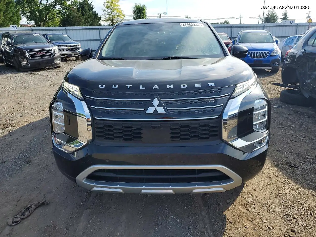 2022 Mitsubishi Outlander Se VIN: JA4J4UA82NZ010885 Lot: 58692546