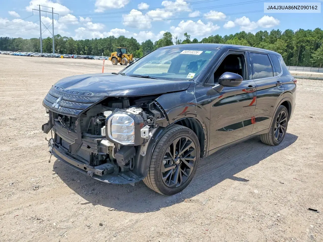 2022 Mitsubishi Outlander Se VIN: JA4J3UA86NZ090162 Lot: 58913226