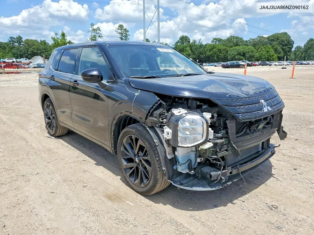 2022 Mitsubishi Outlander Se VIN: JA4J3UA86NZ090162 Lot: 58913226
