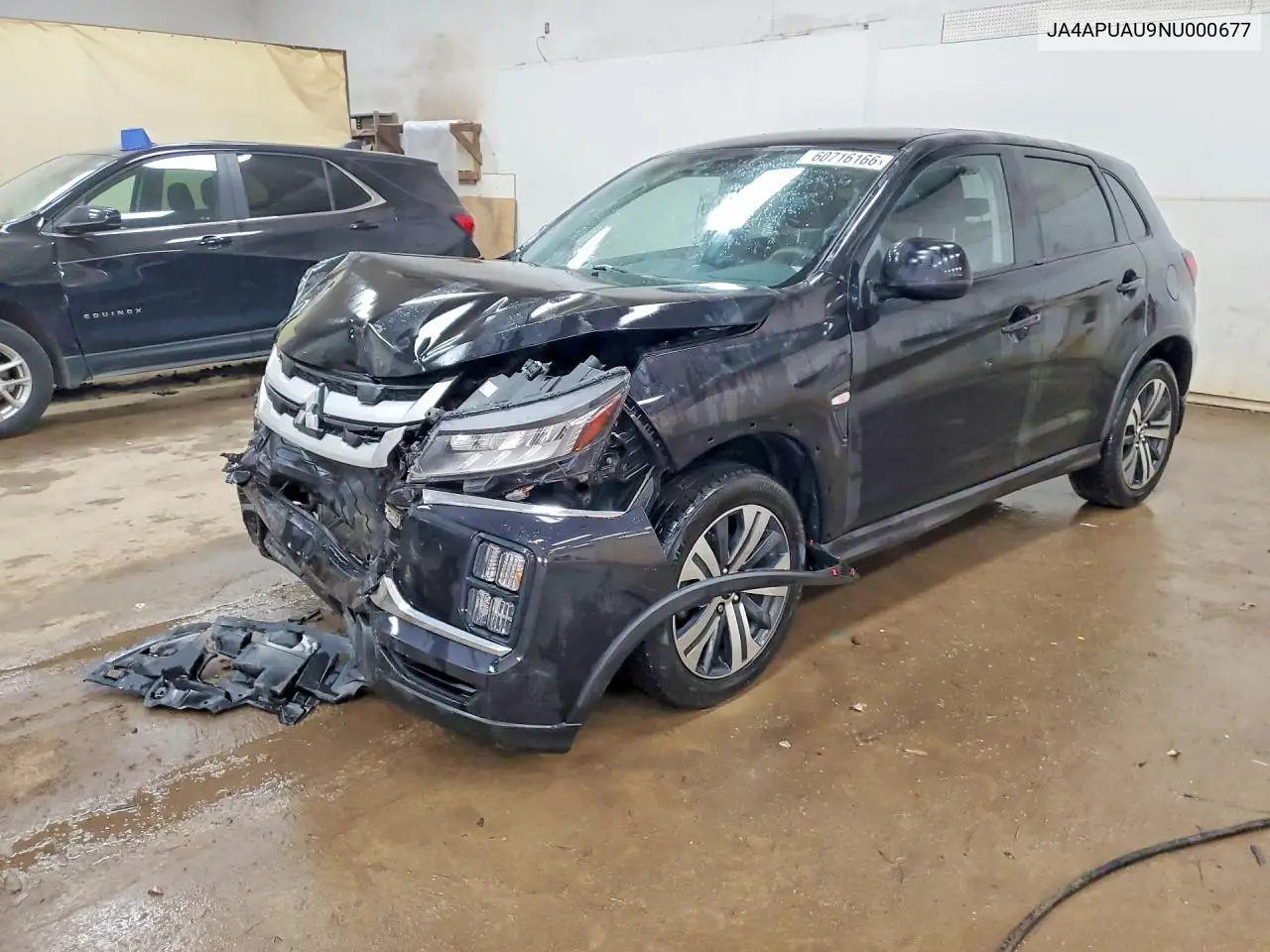 2022 Mitsubishi Outlander Sport Es/Le/Be VIN: JA4APUAU9NU000677 Lot: 60716166