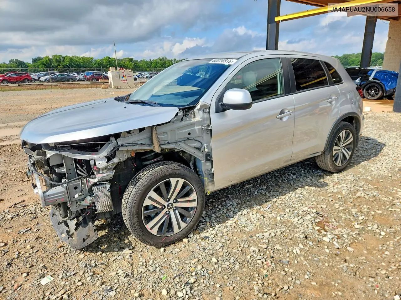 2022 Mitsubishi Outlander Sport Es VIN: JA4APUAU2NU006658 Lot: 60825816