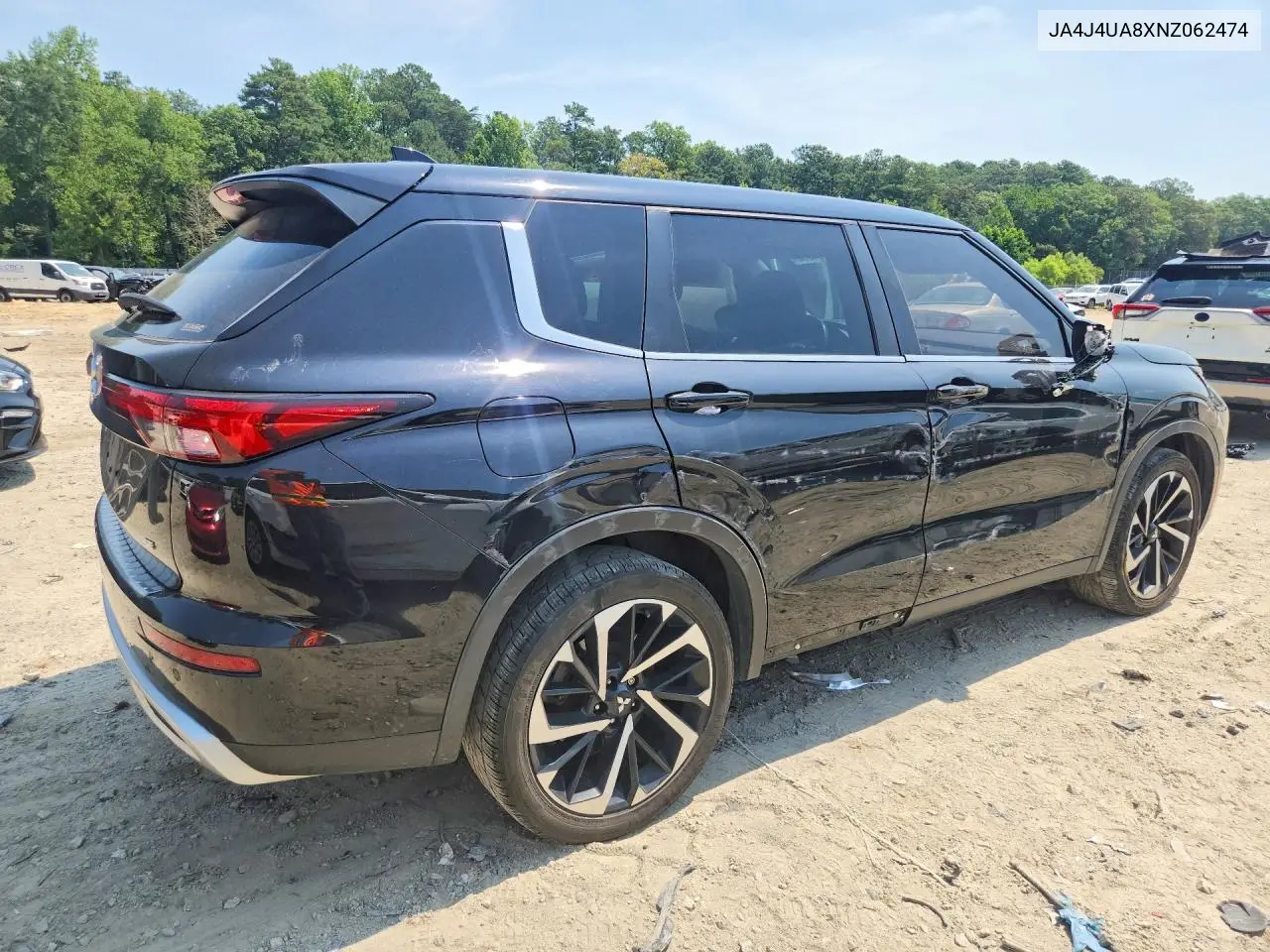 2022 Mitsubishi Outlander Se VIN: JA4J4UA8XNZ062474 Lot: 60924066