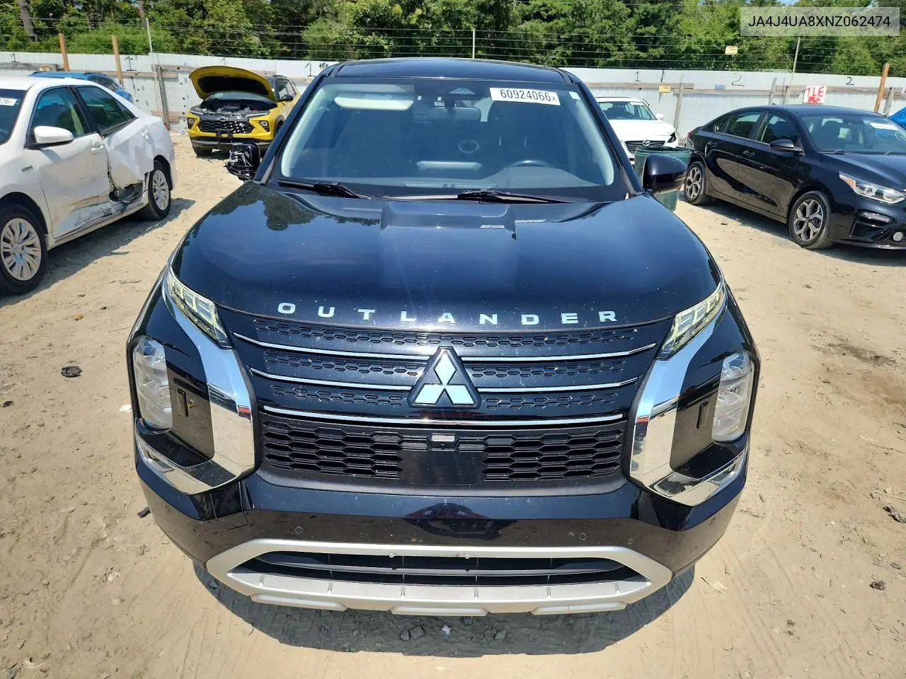 2022 Mitsubishi Outlander Se VIN: JA4J4UA8XNZ062474 Lot: 60924066