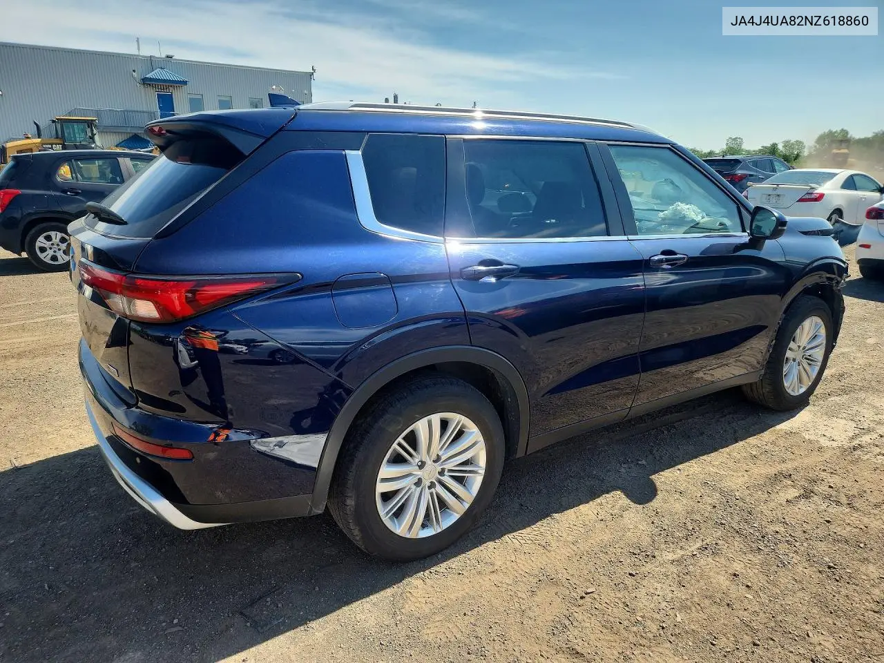 2022 Mitsubishi Outlander Se VIN: JA4J4UA82NZ618860 Lot: 61004356