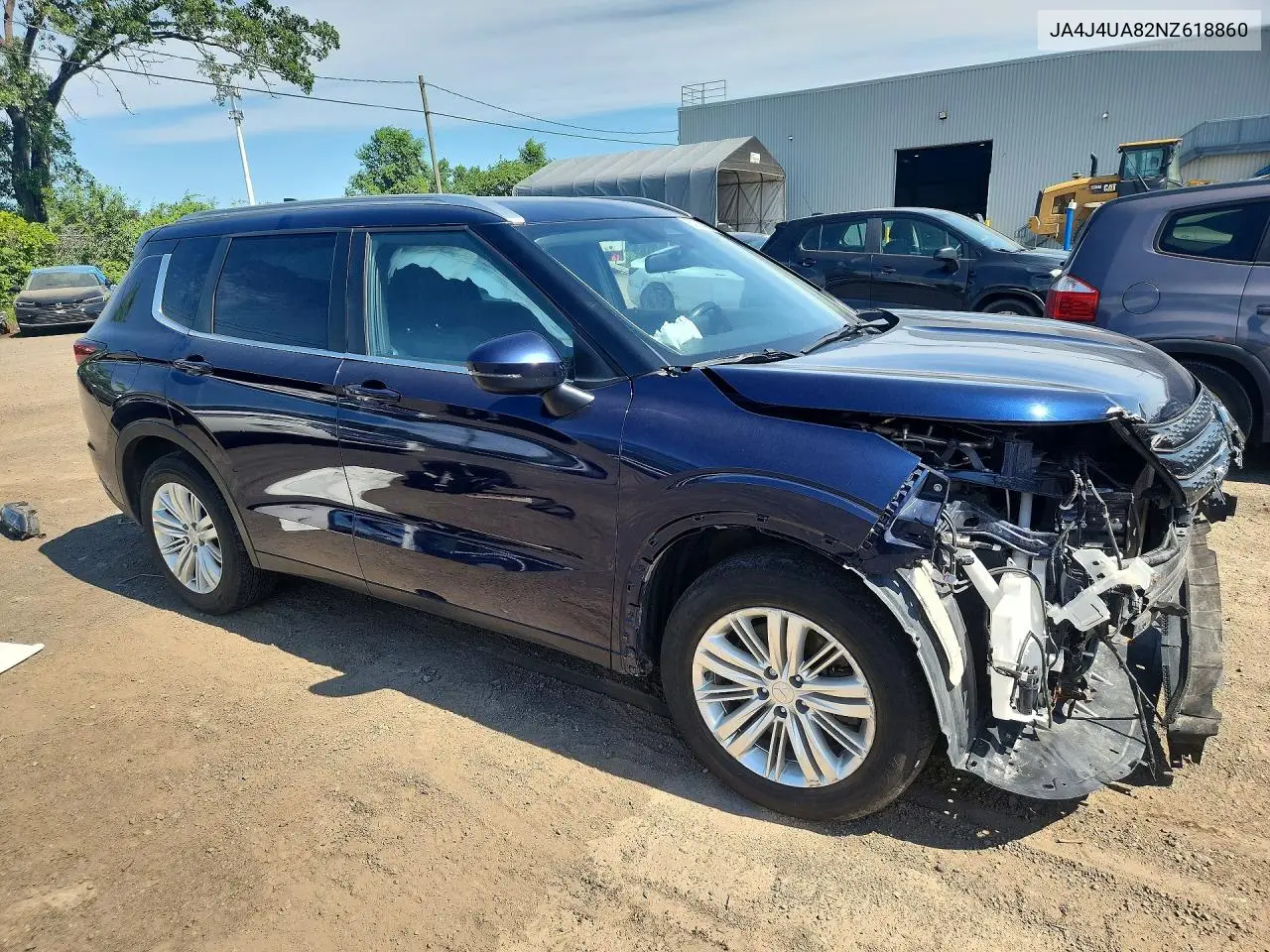 2022 Mitsubishi Outlander Se VIN: JA4J4UA82NZ618860 Lot: 61004356