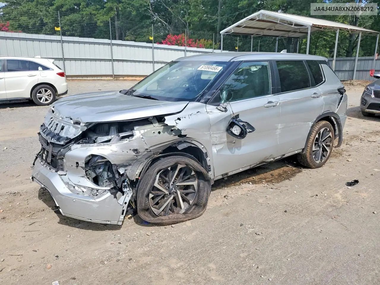2022 Mitsubishi Outlander Se VIN: JA4J4UA8XNZ068212 Lot: 61090466