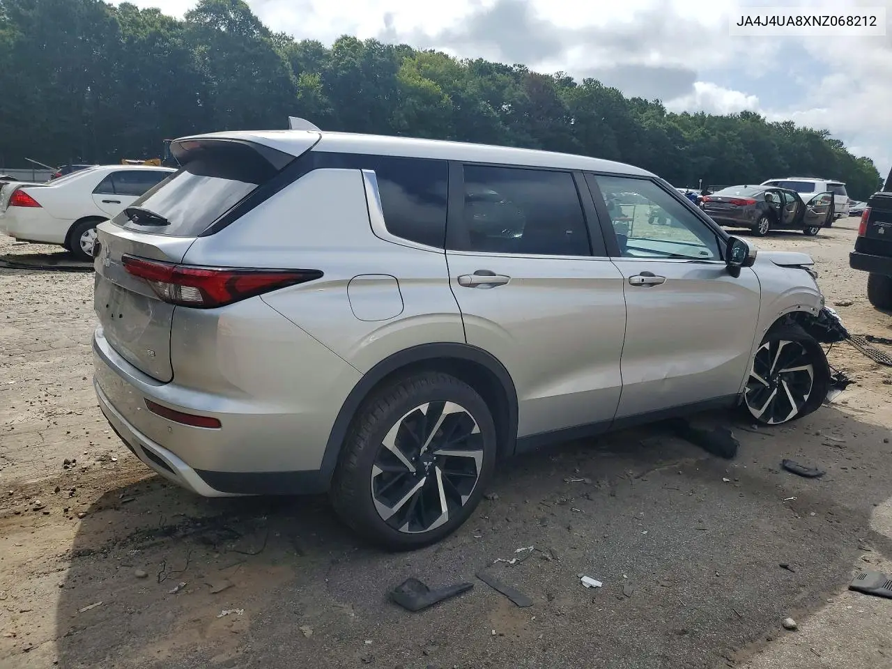 2022 Mitsubishi Outlander Se VIN: JA4J4UA8XNZ068212 Lot: 61090466