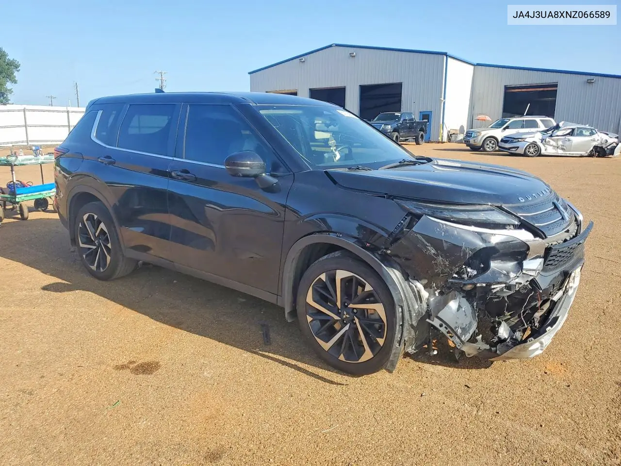 2022 Mitsubishi Outlander Se VIN: JA4J3UA8XNZ066589 Lot: 61136886