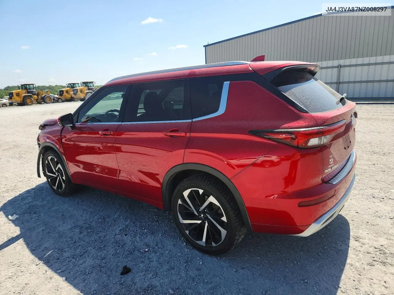 2022 Mitsubishi Outlander Sel VIN: JA4J3VA87NZ008297 Lot: 61187376