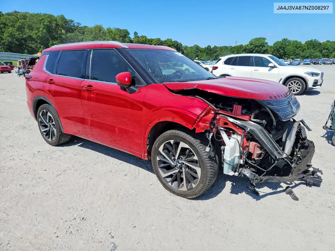 2022 Mitsubishi Outlander Sel VIN: JA4J3VA87NZ008297 Lot: 61187376