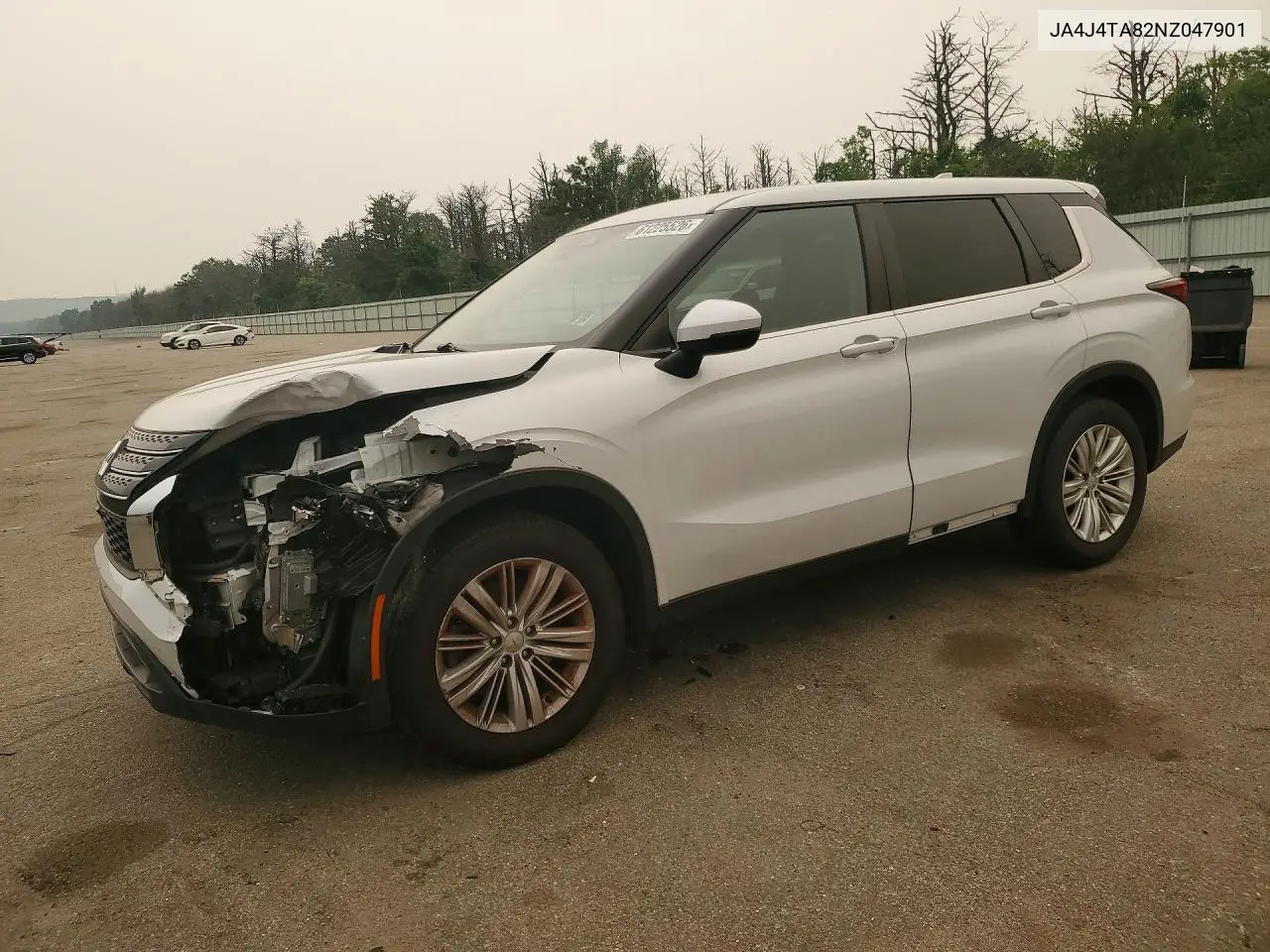 2022 Mitsubishi Outlander Es VIN: JA4J4TA82NZ047901 Lot: 61225526