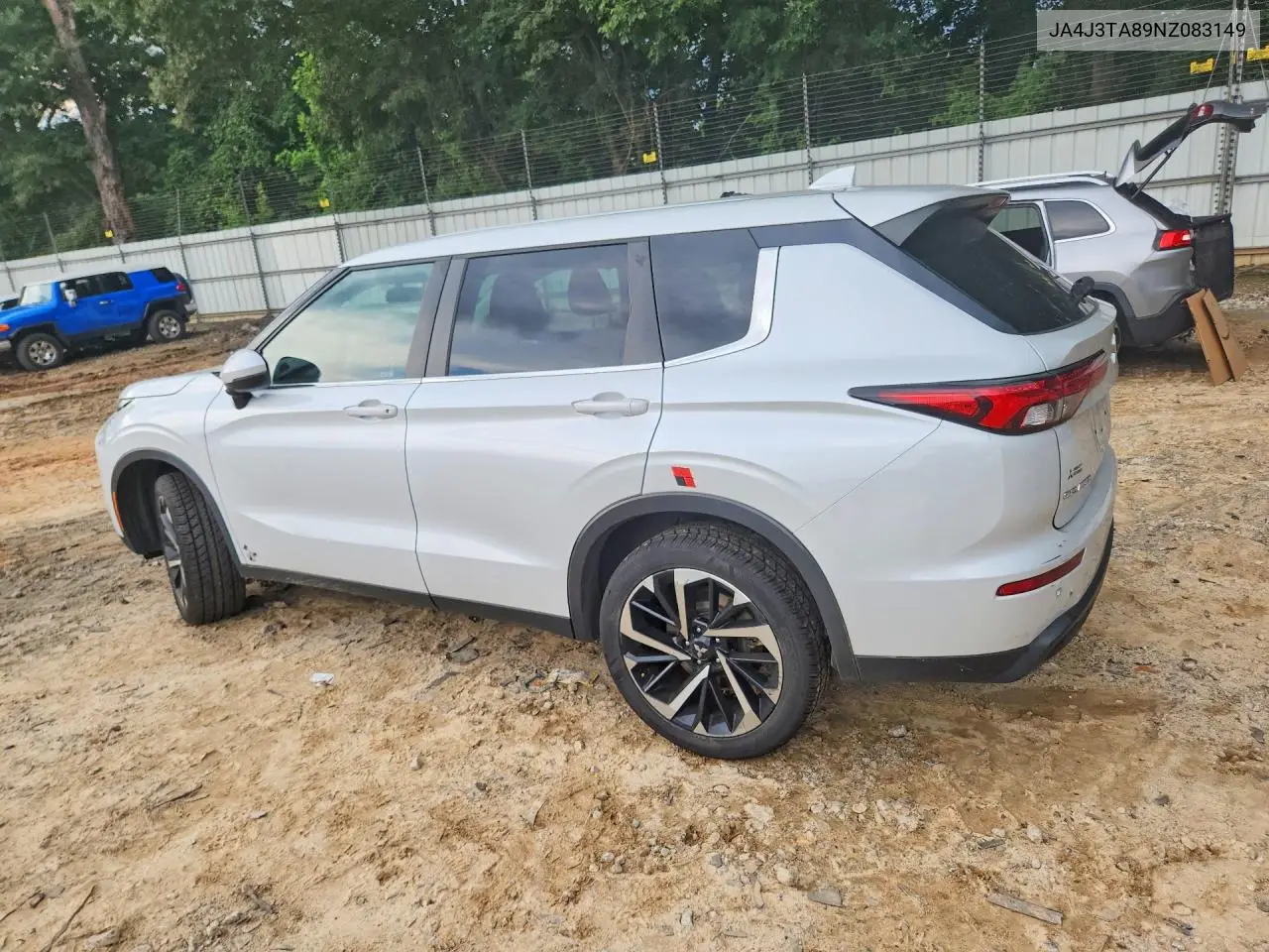 2022 Mitsubishi Outlander Es VIN: JA4J3TA89NZ083149 Lot: 61432496