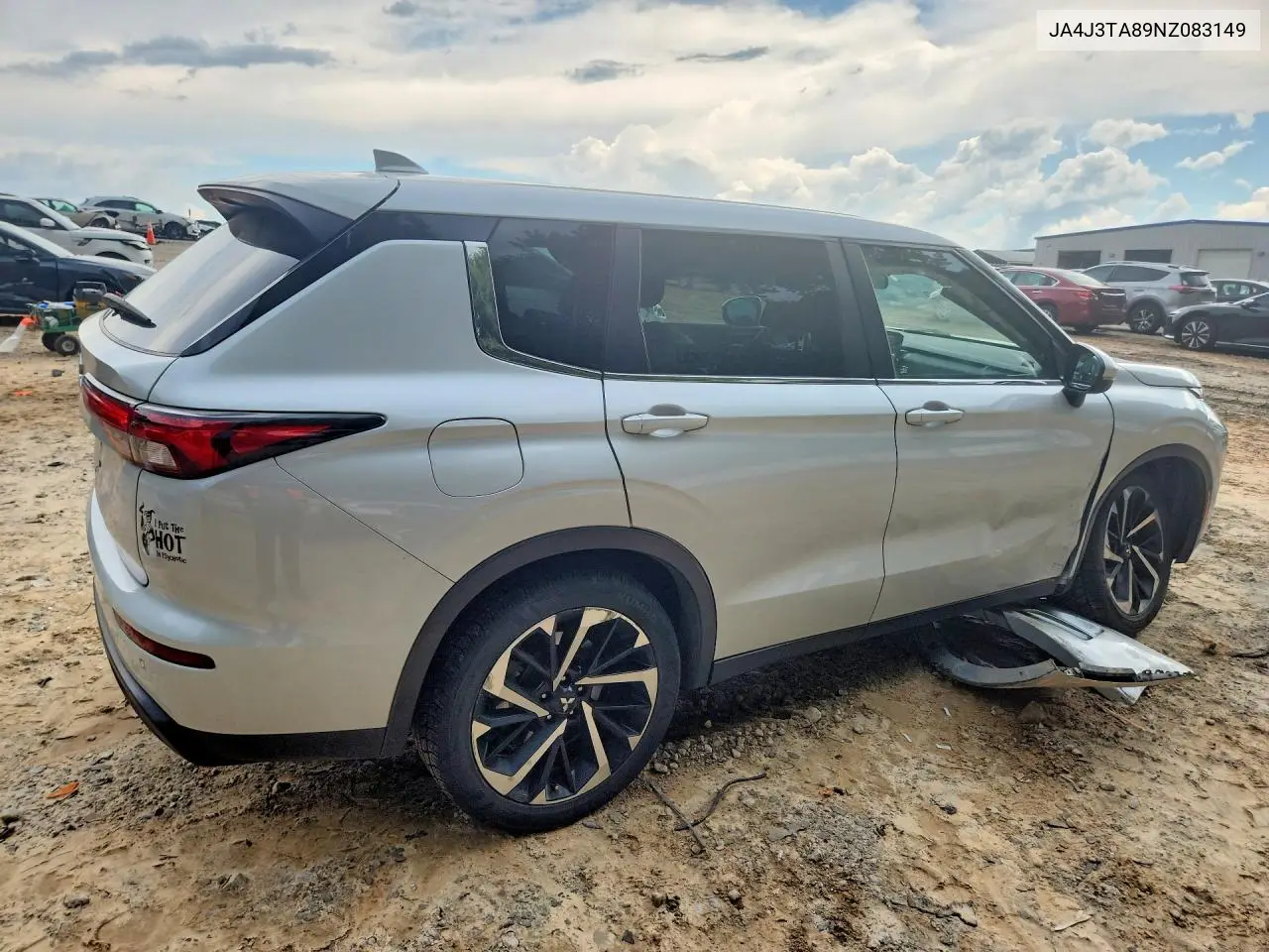 2022 Mitsubishi Outlander Es VIN: JA4J3TA89NZ083149 Lot: 61432496